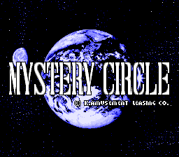 Mystery Circle Title Screen